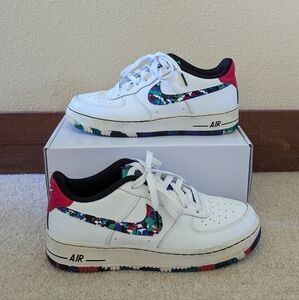Air Force 1 Low GS 'Crayon White Multi' Size 7Y/8.5W